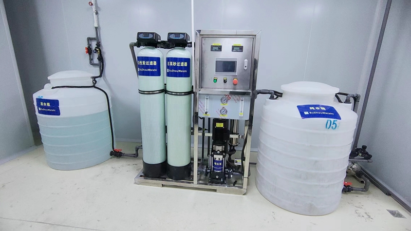 兩套0.5t/H純水設備