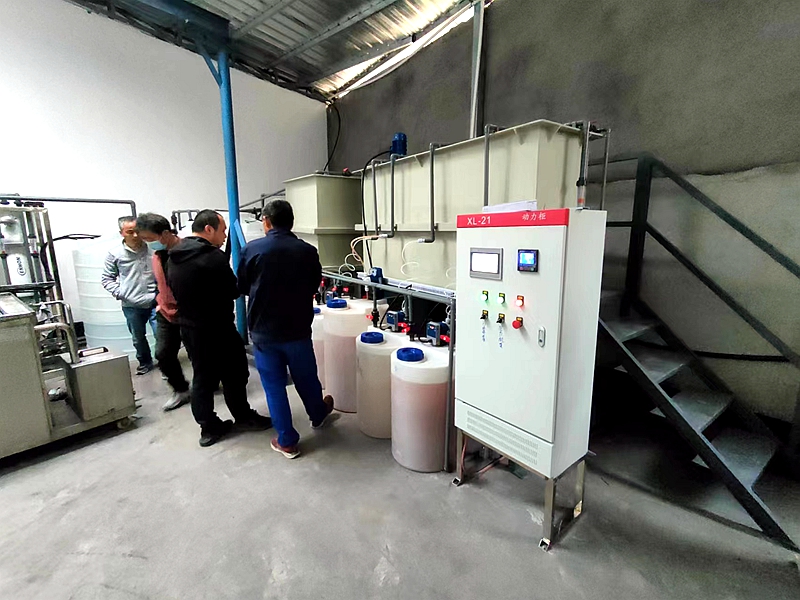 清洗電機廢水+中水回用發往安吉安裝調試完成
