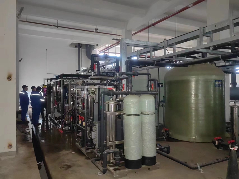 偉志大型超純水項目，施工現場。(圖3)