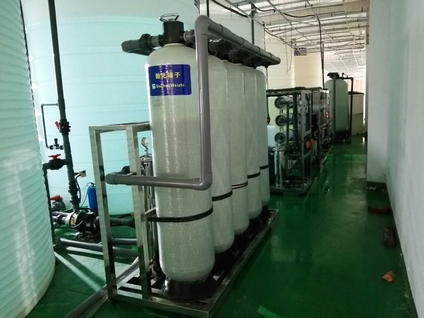 揚州20噸超純水設備熔噴布用水設備(圖4)